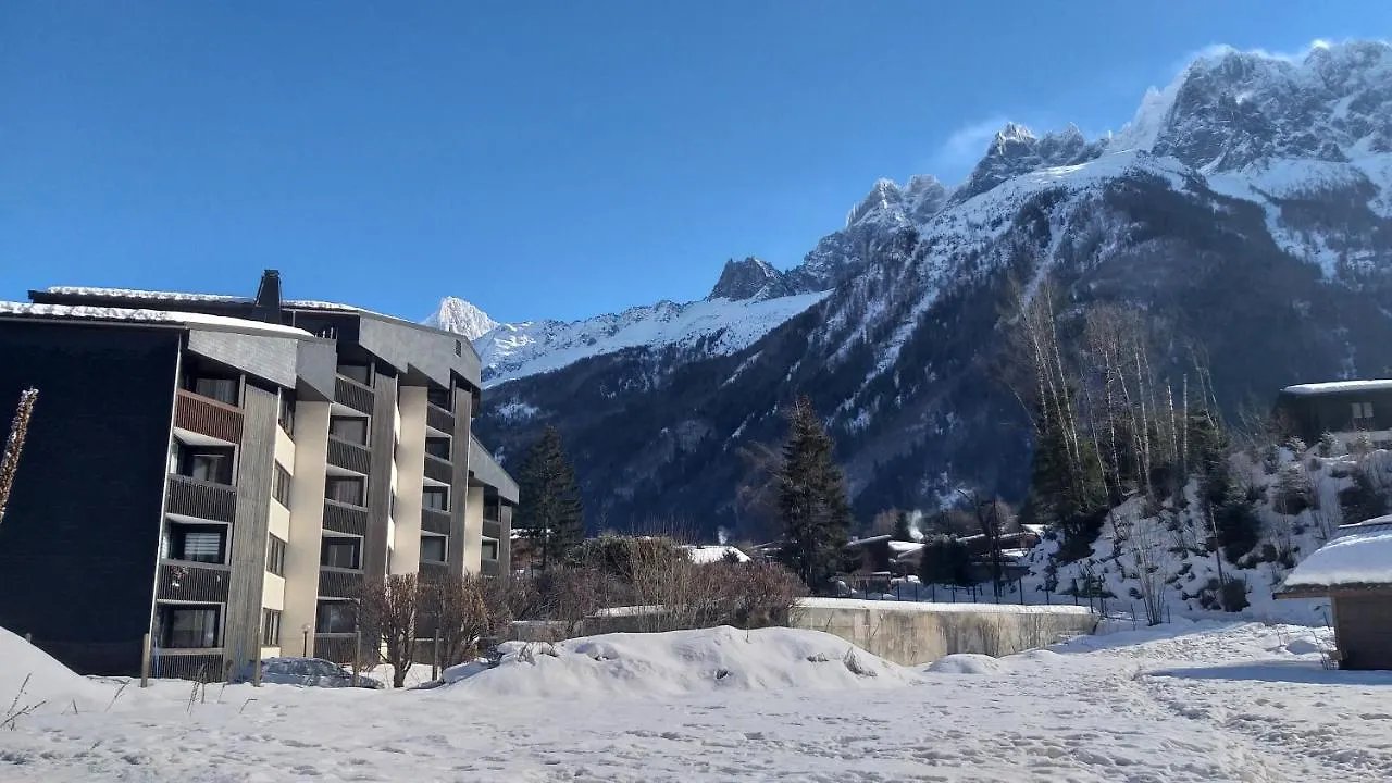 Studio Plein Sud Vue Mont Blanc Chamonix